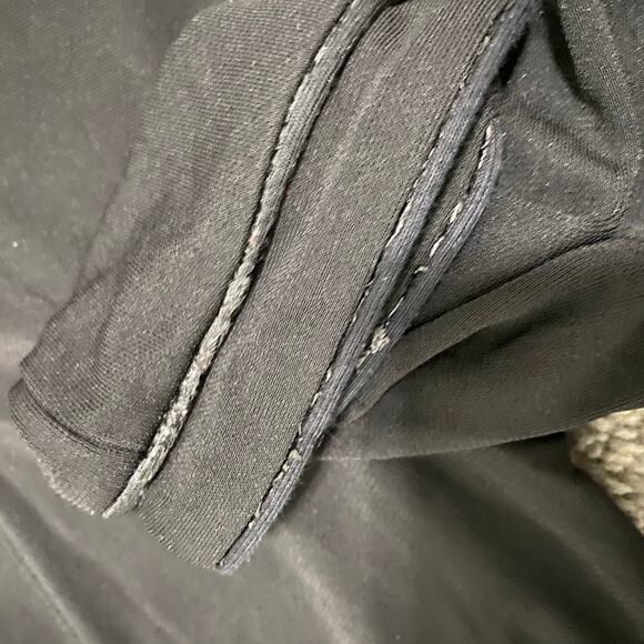 Vintage Y2K Banana Republic Wrap Dress Womens Size Small Black 3/4 Sleeves - Picture 8 of 9